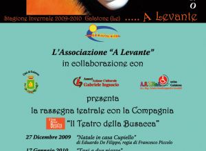 Rassegna teatrale: locandina