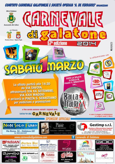 57.MA EDIZIONE CARNEVALE GALATONESE