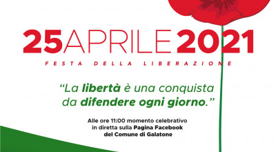 25 APRILE 2021 - FESTA DELLA LIBERAZIONE 