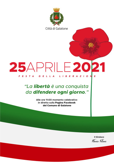 25 APRILE 2021 - FESTA DELLA LIBERAZIONE