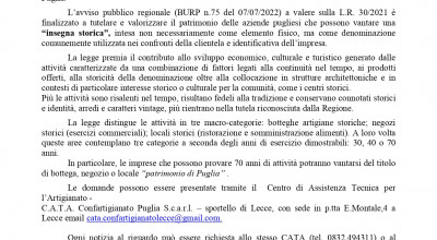 AVVISO PUBBLICO attività storiche