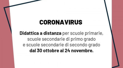 Ordinanza del Governatore della Regione Puglia con cui si dispone la chiusura...