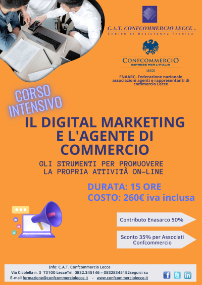IL DIGITAL MARKETING E L’AGENTE DI COMMERCIO. Gli strumenti per pr...
