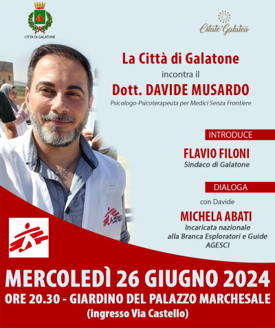 Incontro con il Dott. Davide Musardo, Psicologo-Psicoterapeuta per Medici Sen...