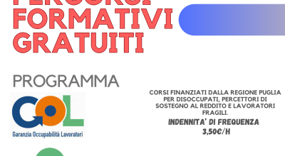 Piano Regionale GOL - Corsi formativi gratuiti