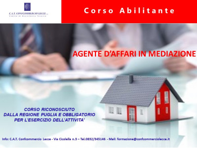 CORSO AGENTI D’AFFARI IN MEDIAZIONE