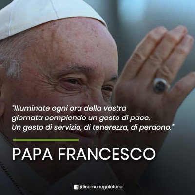 Grazie Papa Francesco 