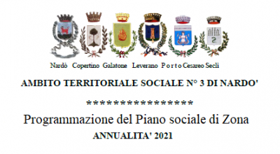 Tavoli di concertazione Piano Sociale di Zona 2018/2021 Annualità 2021