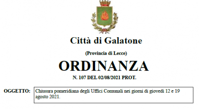 Ordinanza n. 107/2021