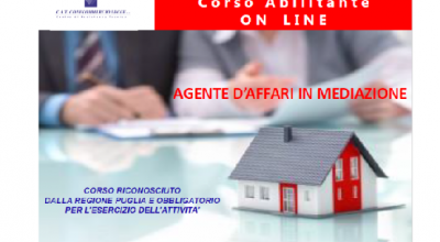 Corso abilitante on line Agente d'affari in mediazione