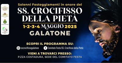 SOLENNI FESTEGGIAMENTI IN ONORE DEL SS. CROCIFISSO DELLA PIETA'