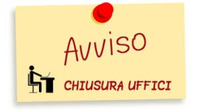 Chiusura al pubblico degli Uffici comunali presso la sede comunale provvisori...
