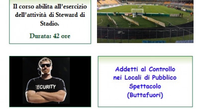 Corso “STEWARD di Stadio”