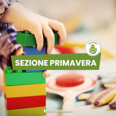 APERTE LE ISCRIZIONI ALLA SEZIONE PRIMAVERA