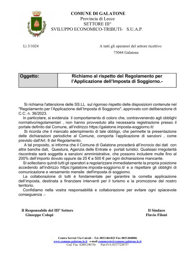 imposta di soggiorno imposta di soggiorno