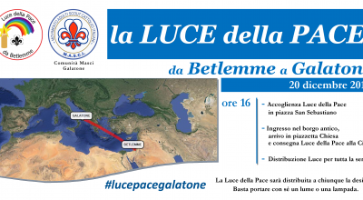 La luce della pace da Betlemme a Galatone