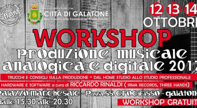 Workshop. Produzione musicale analogica e digitale.